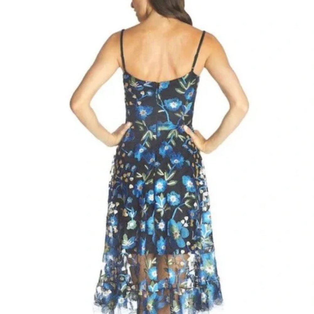 Dress the Population Blue Floral Dress - Picture 3 of 5